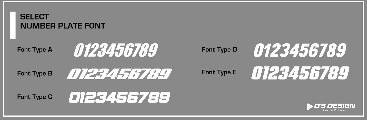 HONDA 2025~ CRF250R / CRF450R 専用ゼッケンデカール【ナンバーインサート対応可】