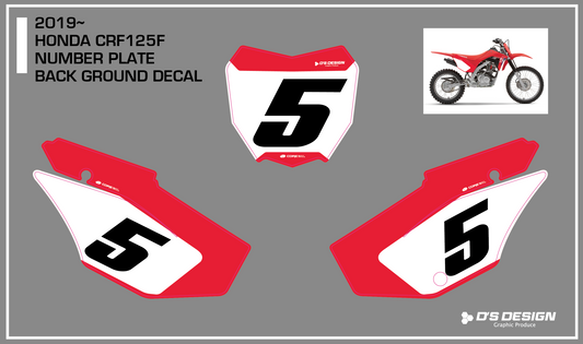 HONDA CRF125F デカール